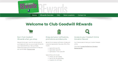 Desktop Screenshot of clubgoodwillrewards.com